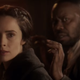 From left to right: Lucy (Abigail Spencer) and Rufus (Malcolm Barrett) from Timeless.